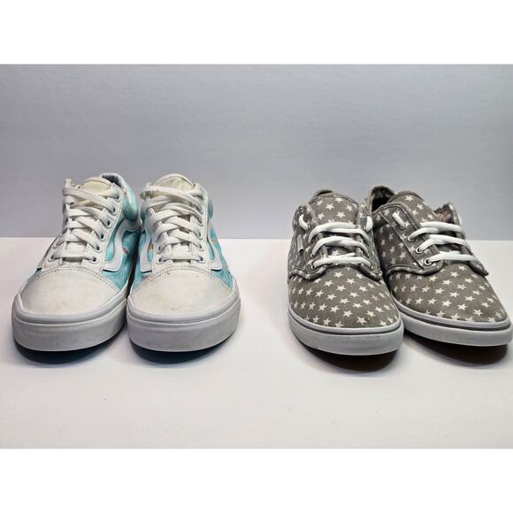 WMN 2 Pair Lot Vans Stars | Spongebob Low Top Skate Shoes Sz. 7.5 | Bundle - Picture 7 of 8
